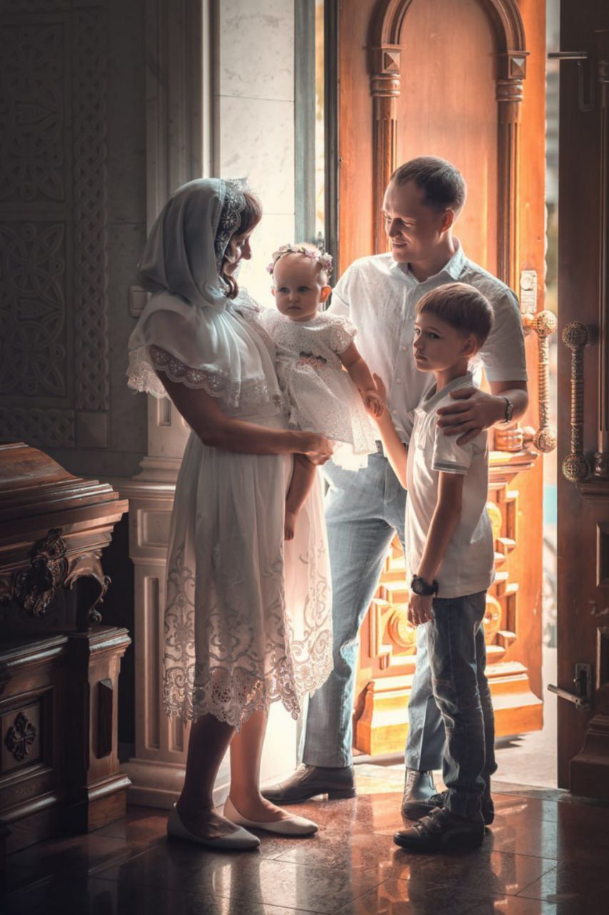 Таинство крещения в Старо-Покровском храме