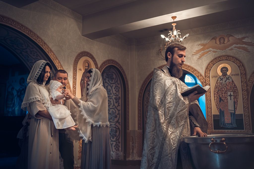 Крещение в Екатерининском храме