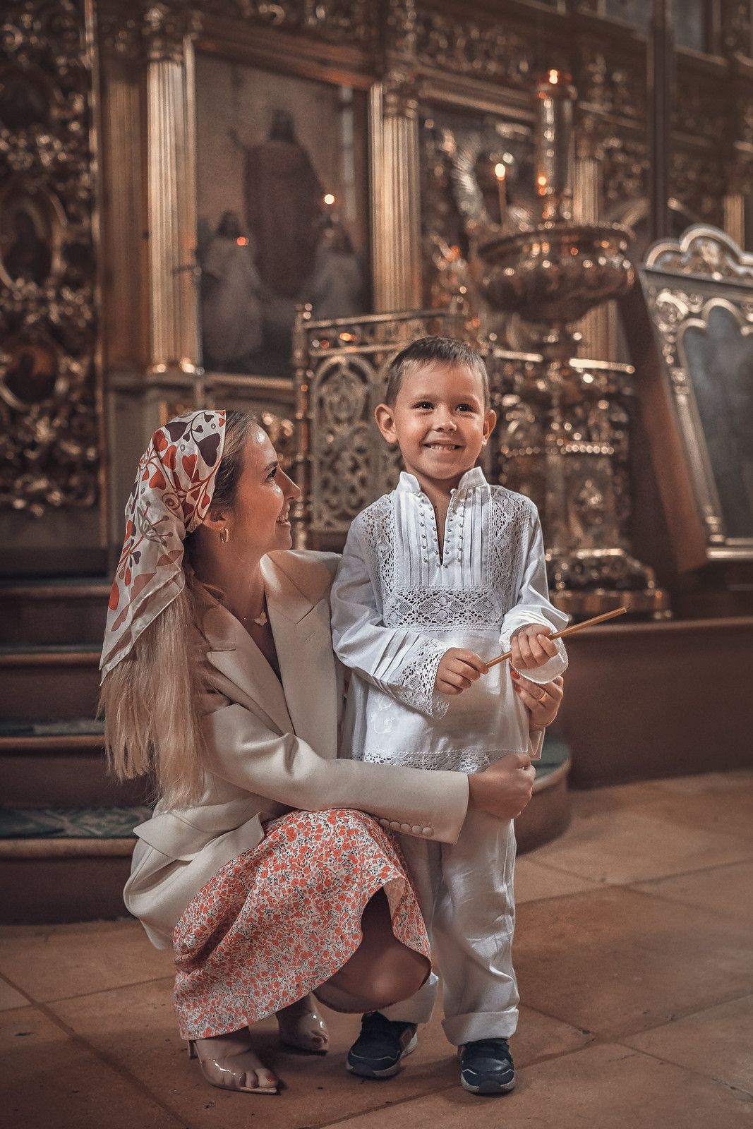 Крещение в храме Святителя Николая в Хамовниках