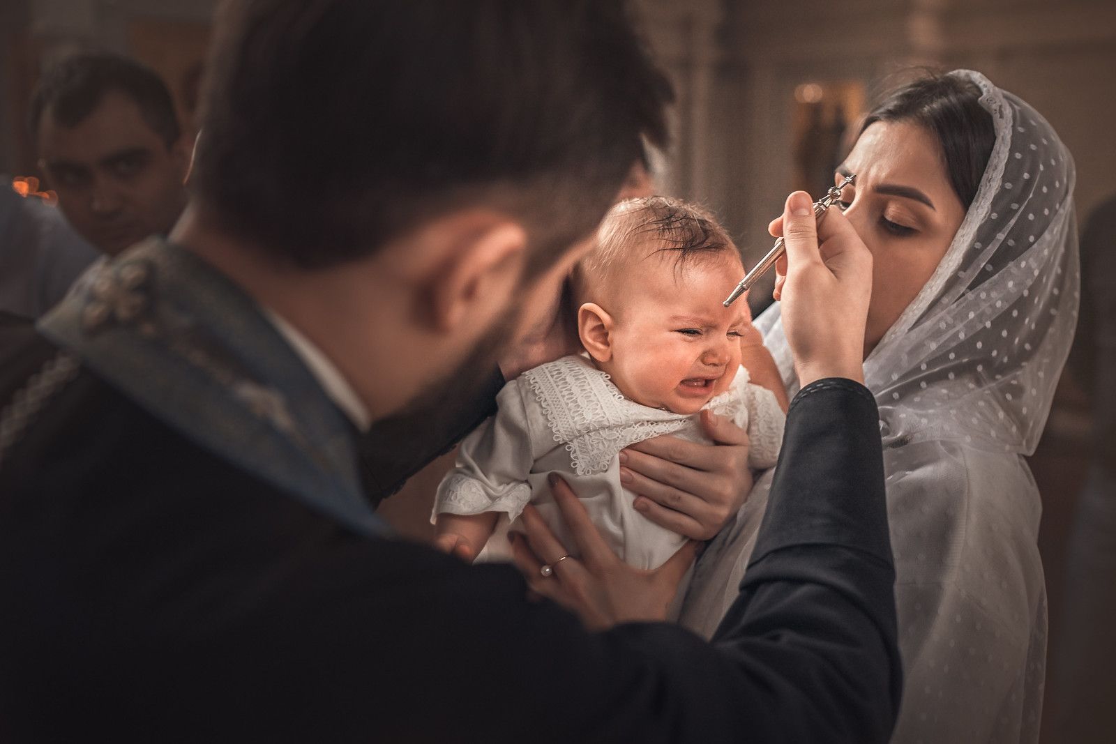 Таинство крещения в Старо-Покровском храме