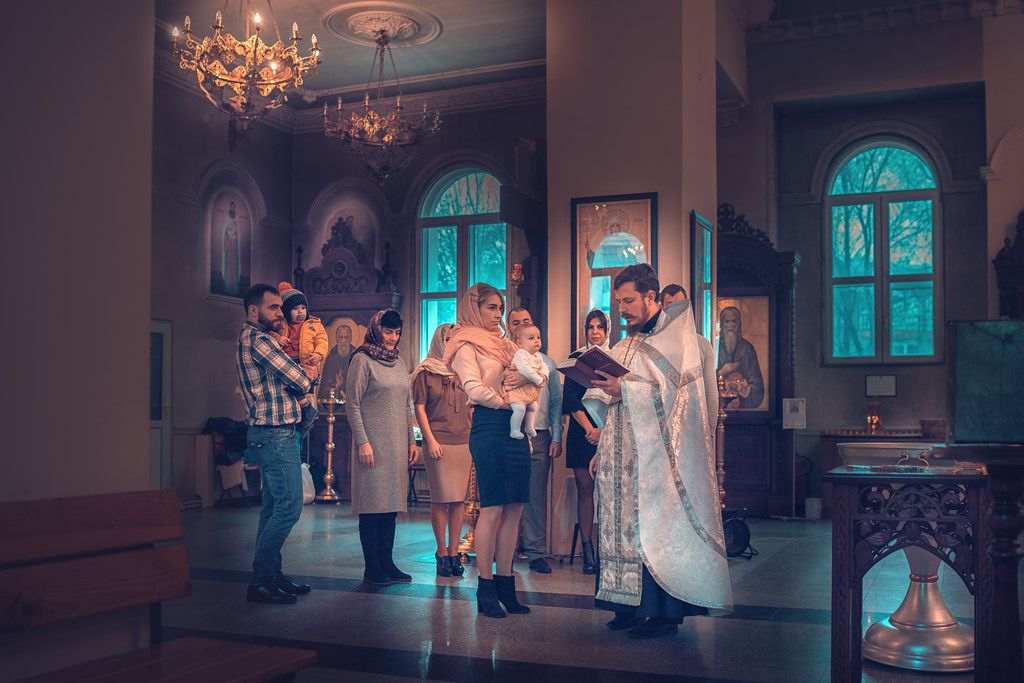 Крещение в Храме Иоанна Кронштадского