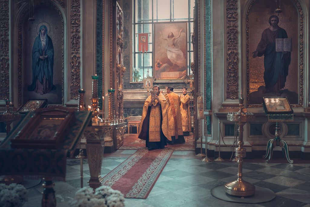 Таинства в Исаакиевском соборе