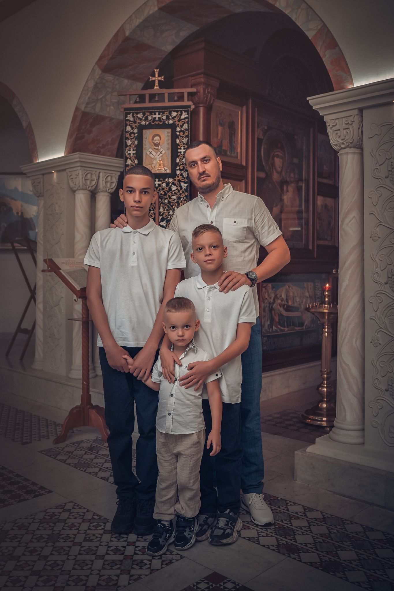 Крещение в храме 40 Севастийских мучеников