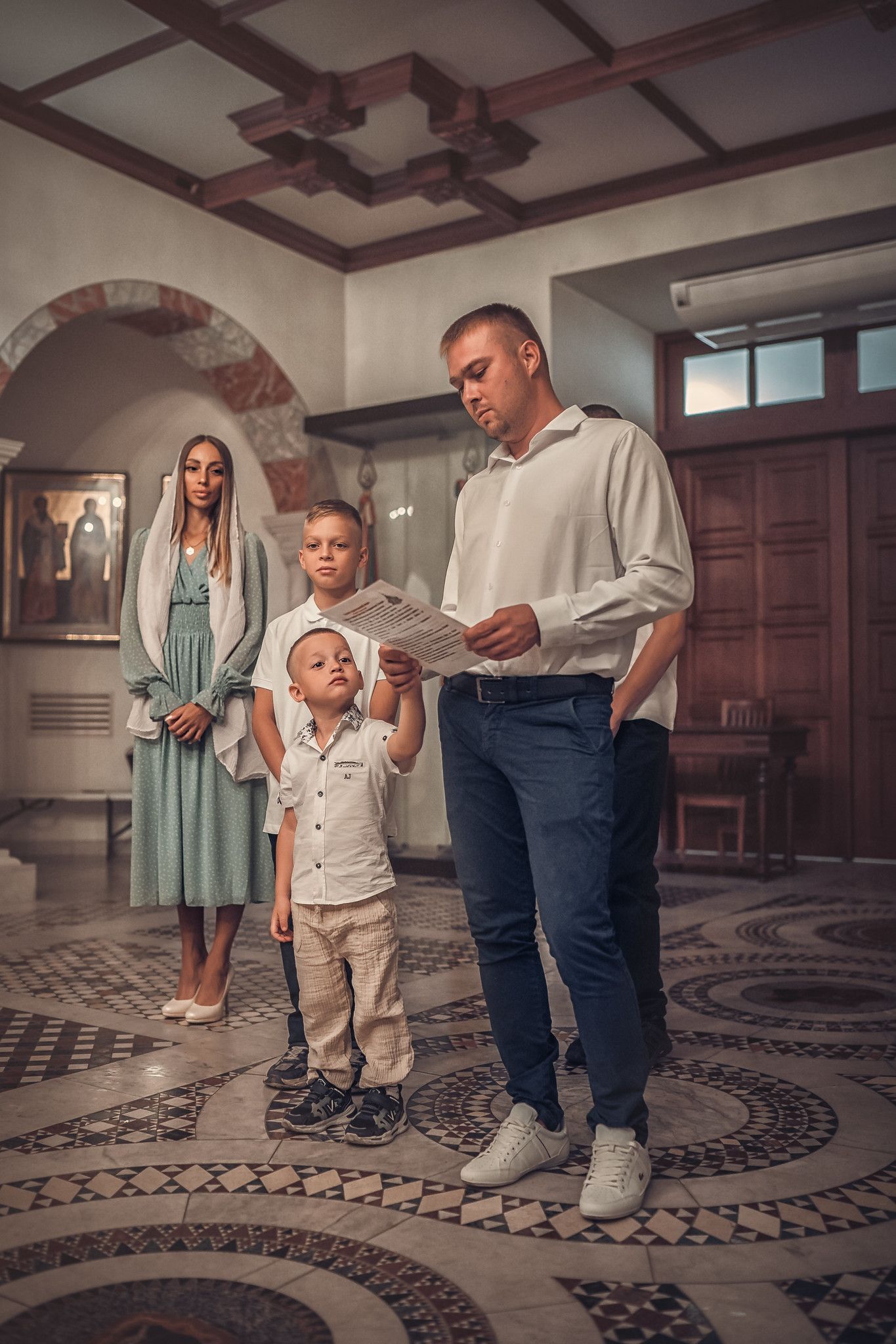 Крещение в храме 40 Севастийских мучеников