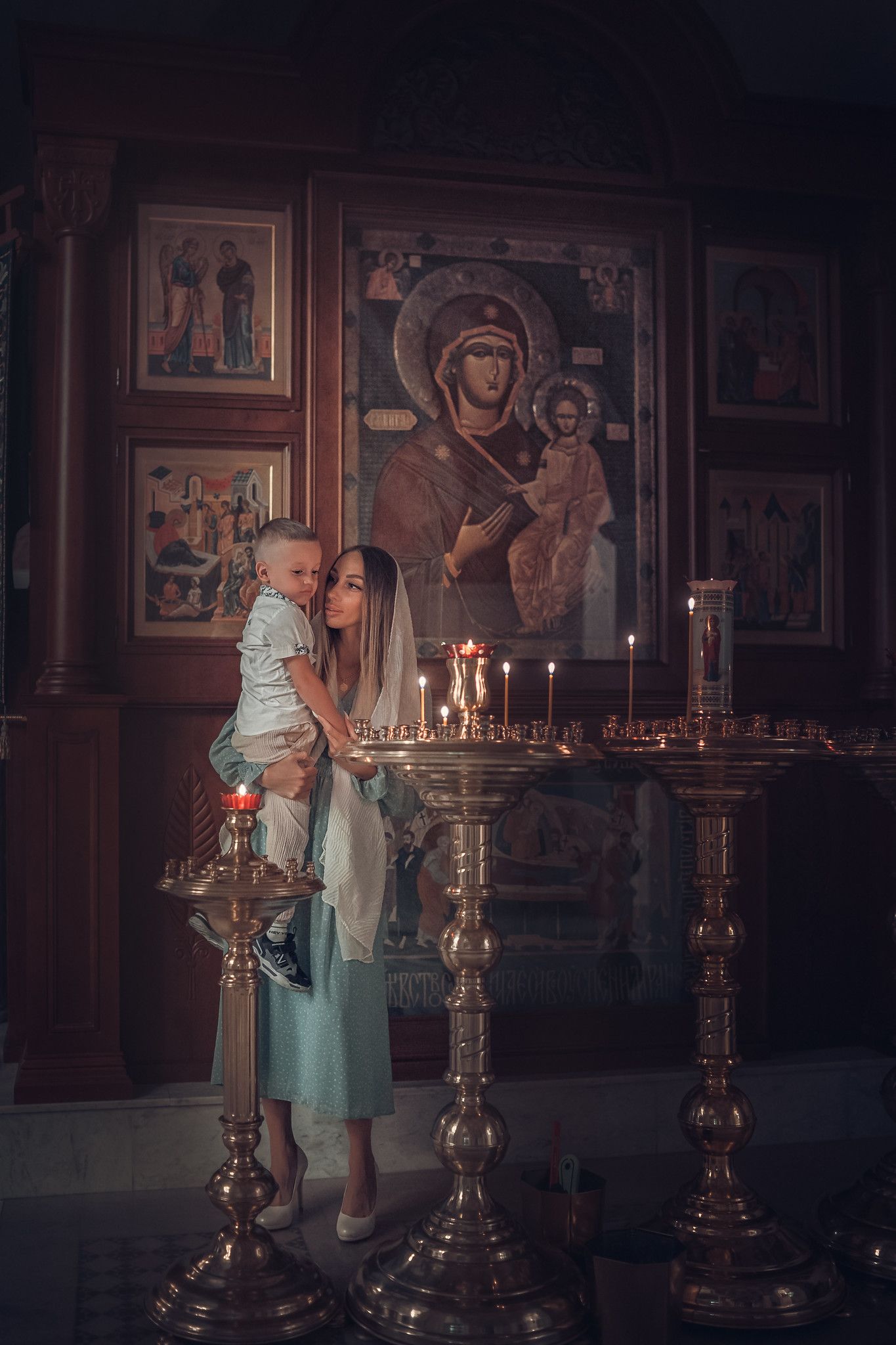 Крещение в храме 40 Севастийских мучеников