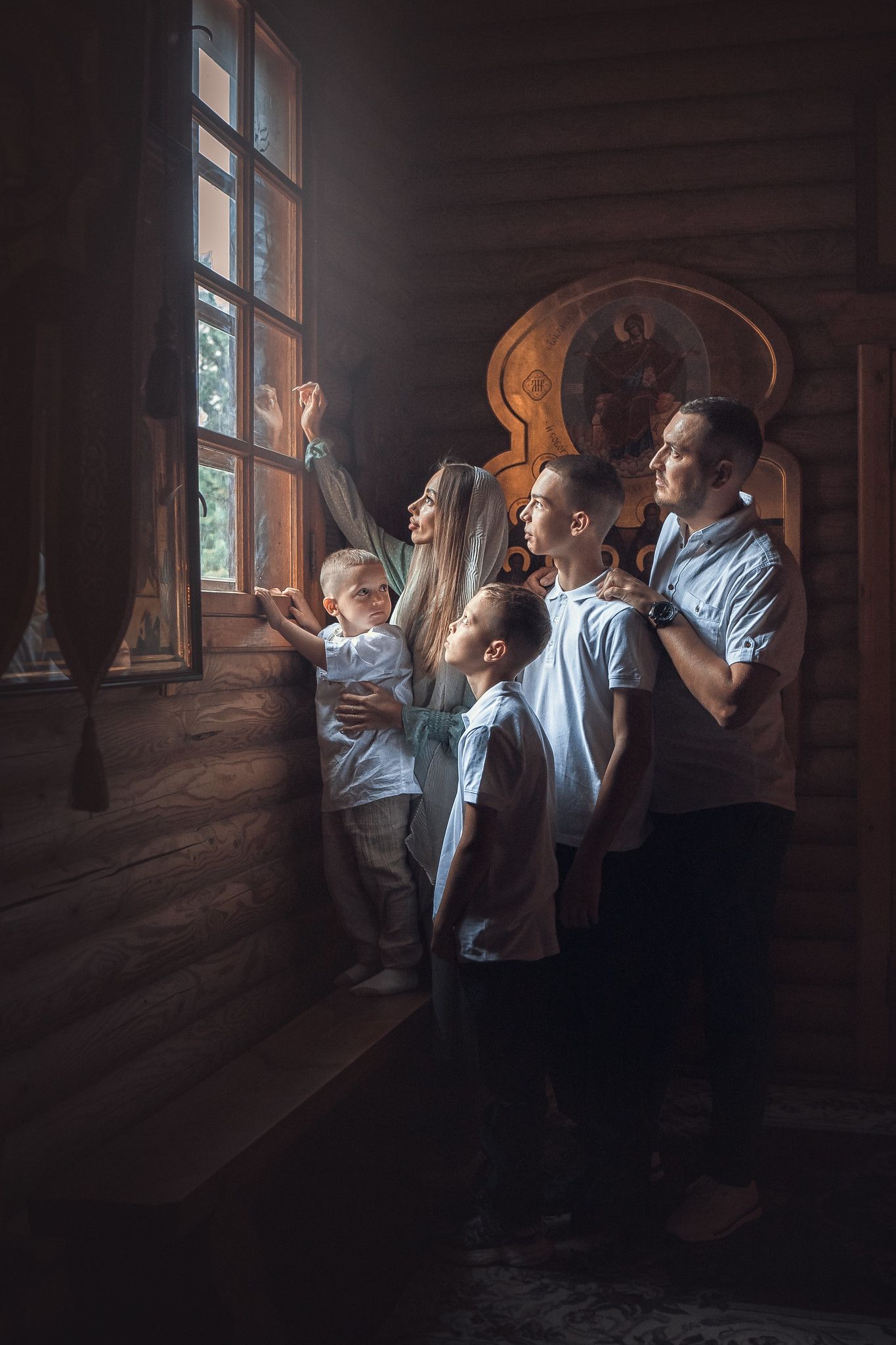 Крещение в храме Иоанна Воина