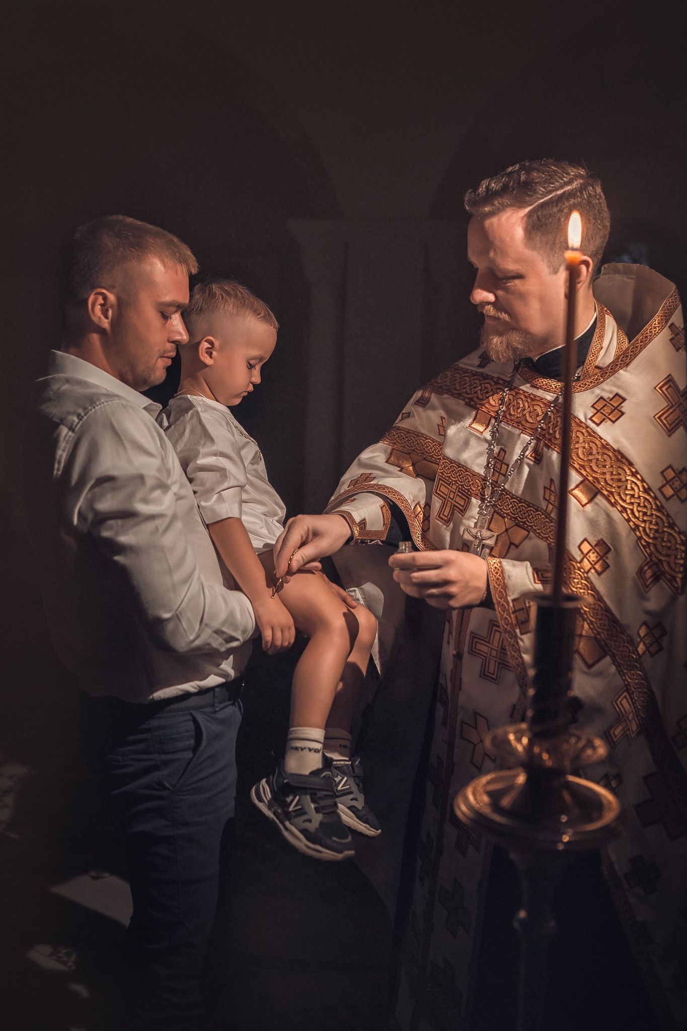 Крещение в храме 40 Севастийских мучеников