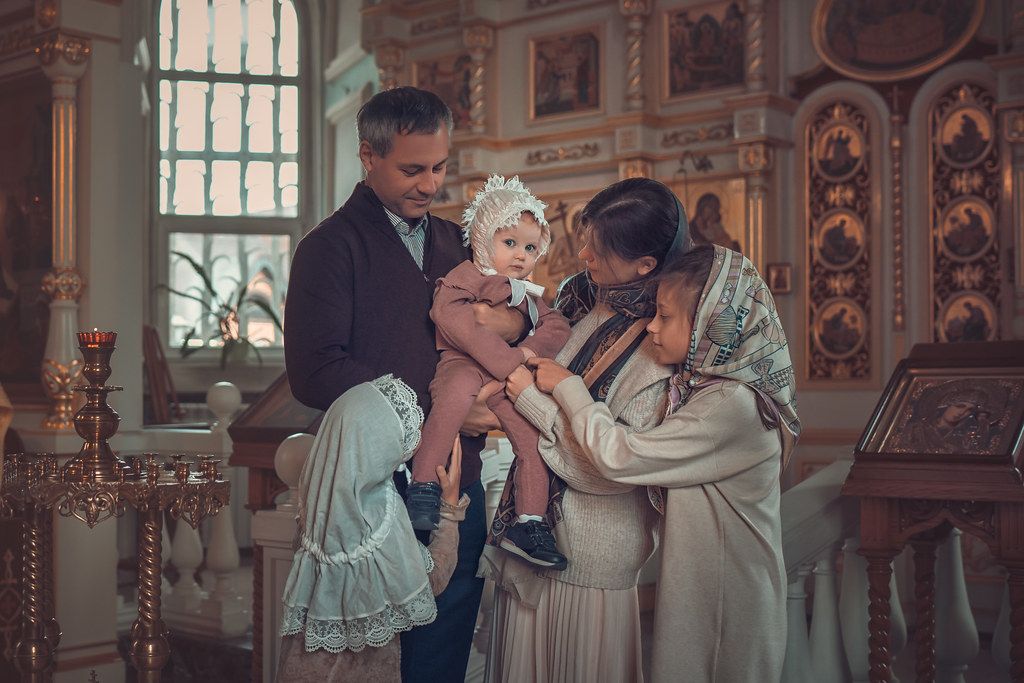 Двойное крещение в Богородицерождественском храме в Тарычево