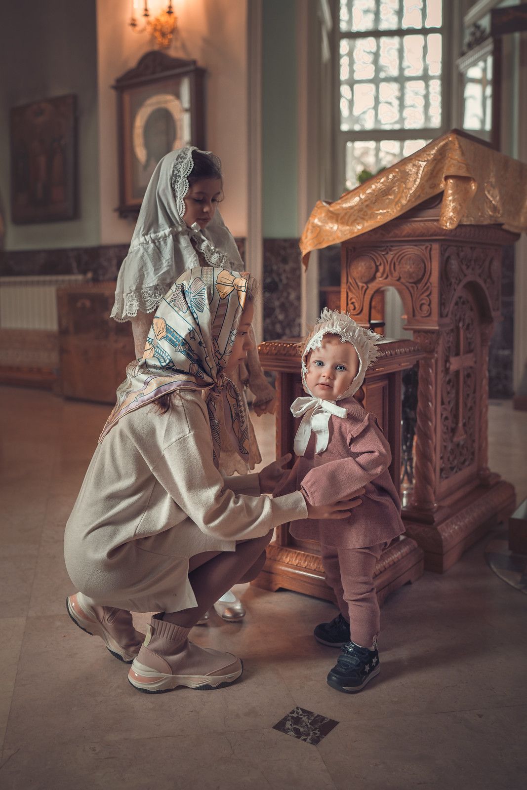 Двойное крещение в Богородицерождественском храме в Тарычево