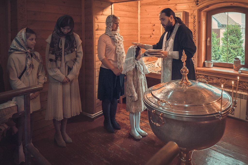 Двойное крещение в Богородицерождественском храме в Тарычево