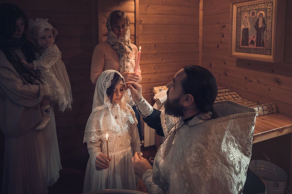 Двойное крещение в Богородицерождественском храме в Тарычево