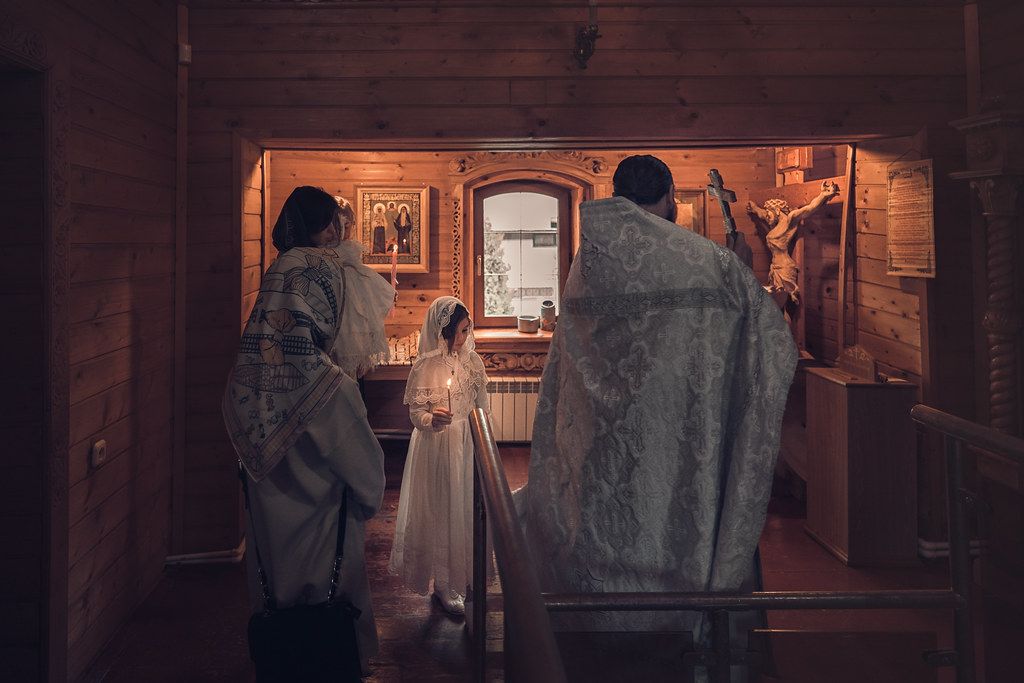 Двойное крещение в Богородицерождественском храме в Тарычево