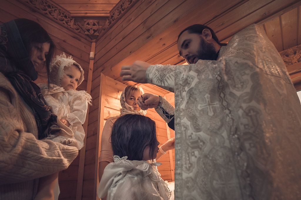 Двойное крещение в Богородицерождественском храме в Тарычево