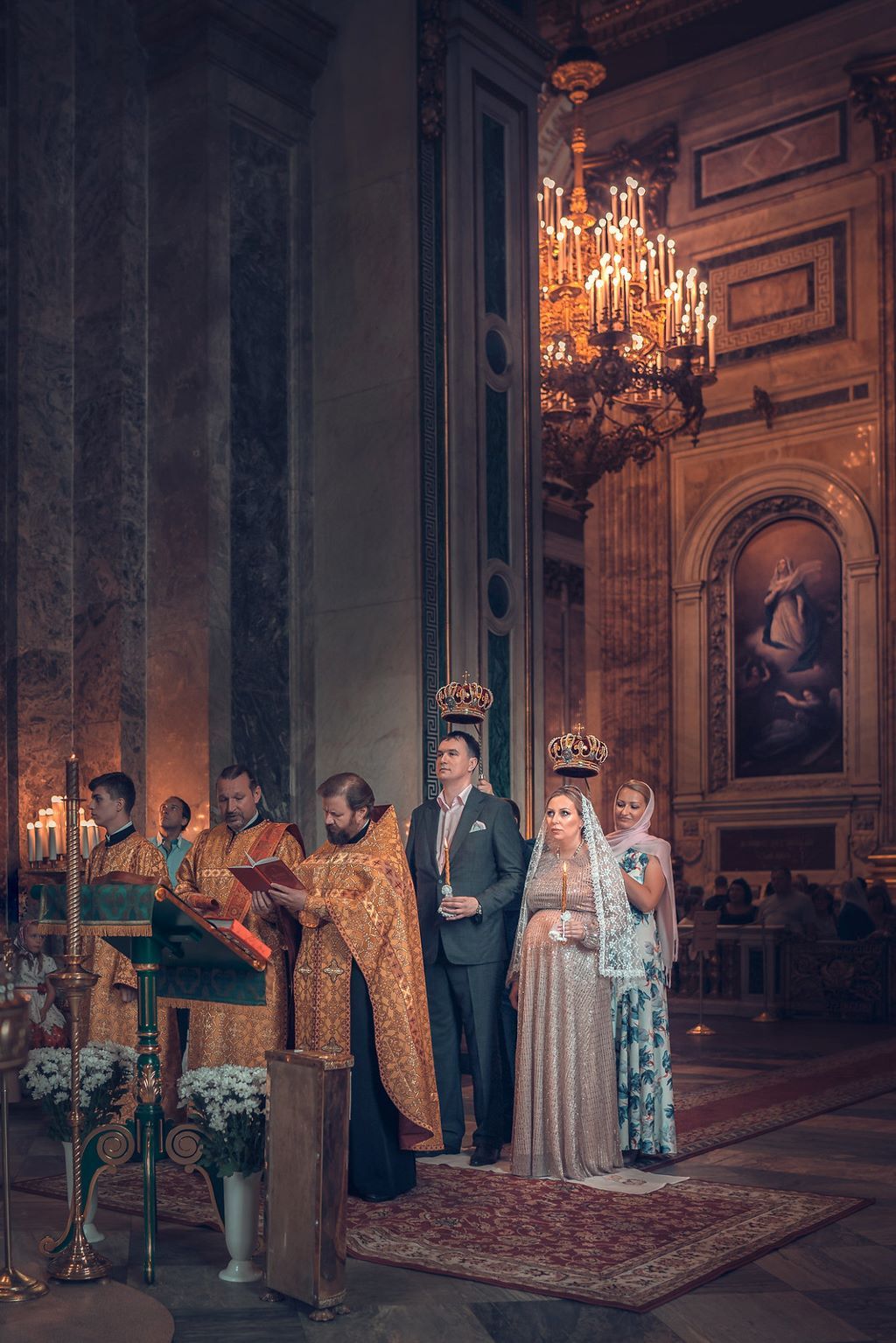 Таинство венчания в Исаакиевском соборе