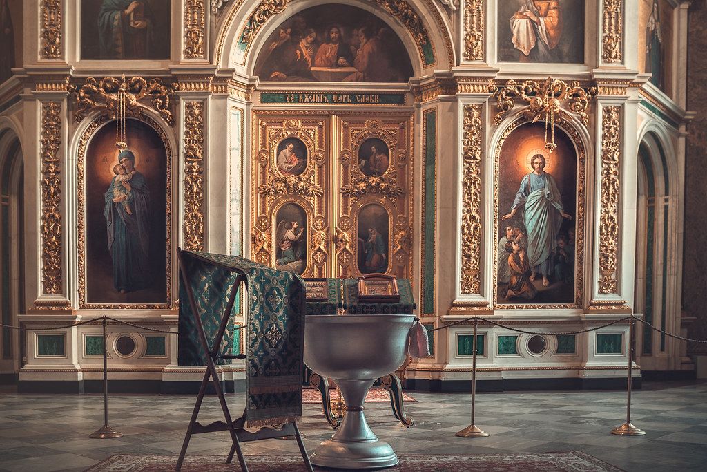 Таинство крещения в Исаакиевском соборе