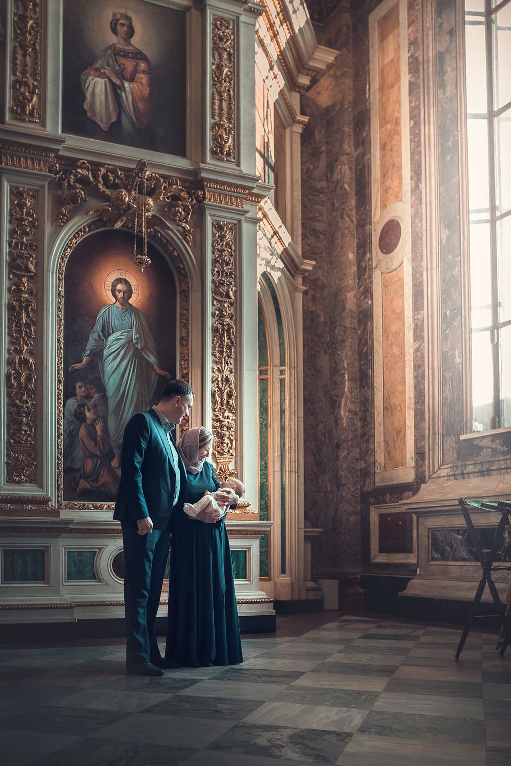 Таинство крещения в Исаакиевском соборе