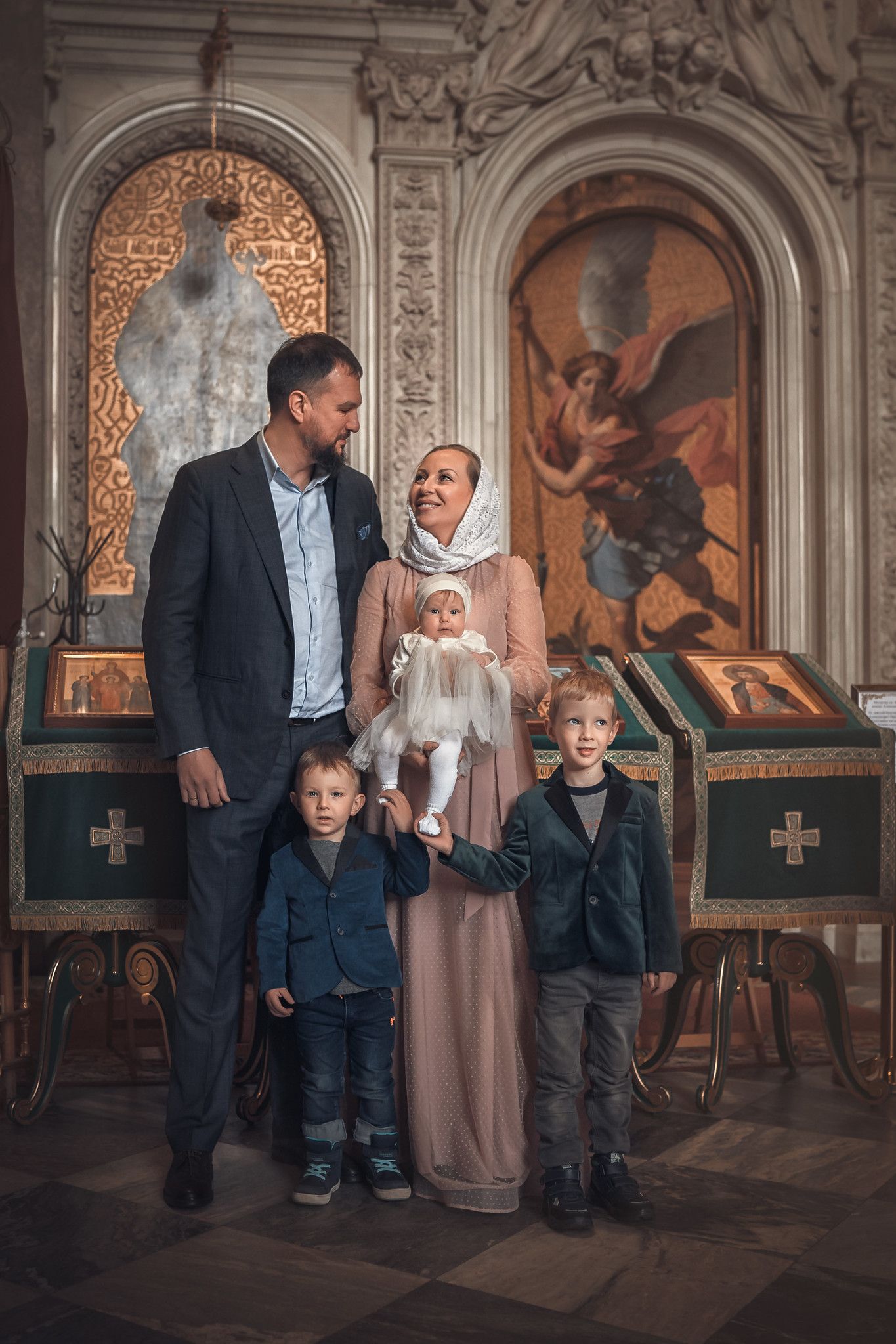 Таинство крещения в Исаакиевском соборе