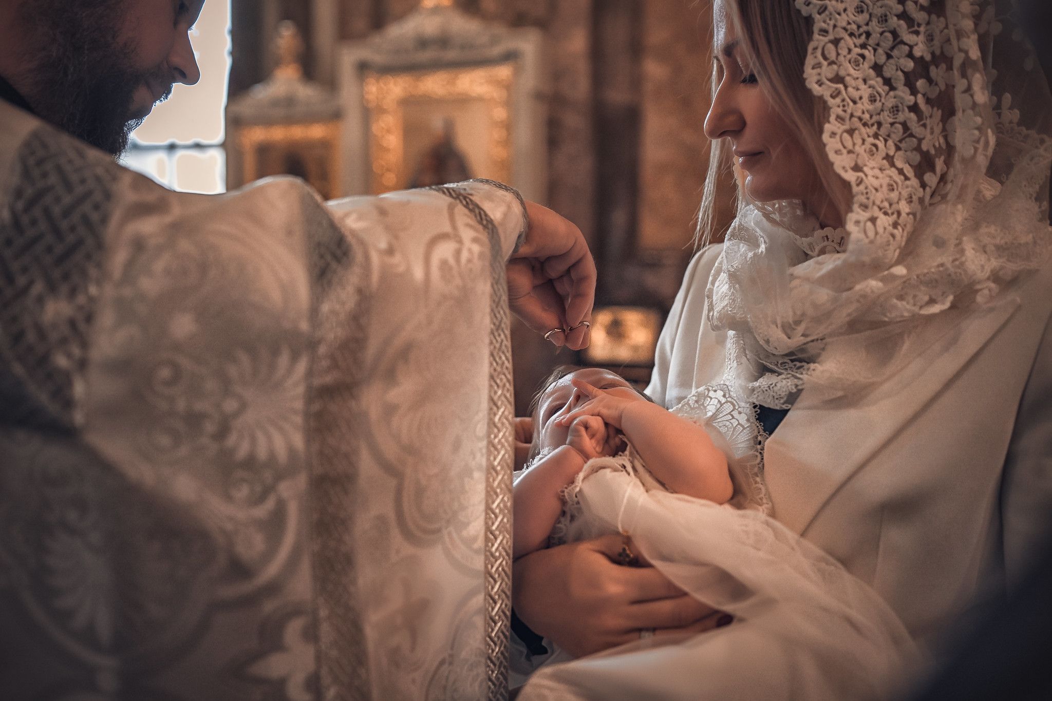 Таинство крещения в Исаакиевском соборе