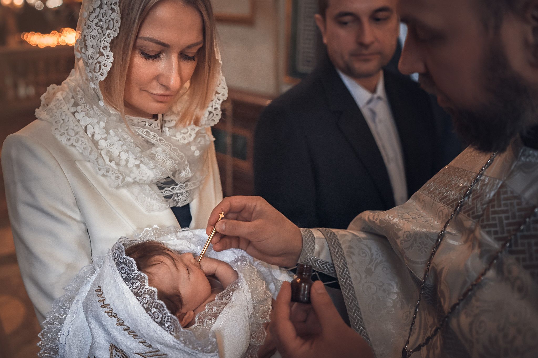 Таинство крещения в Исаакиевском соборе