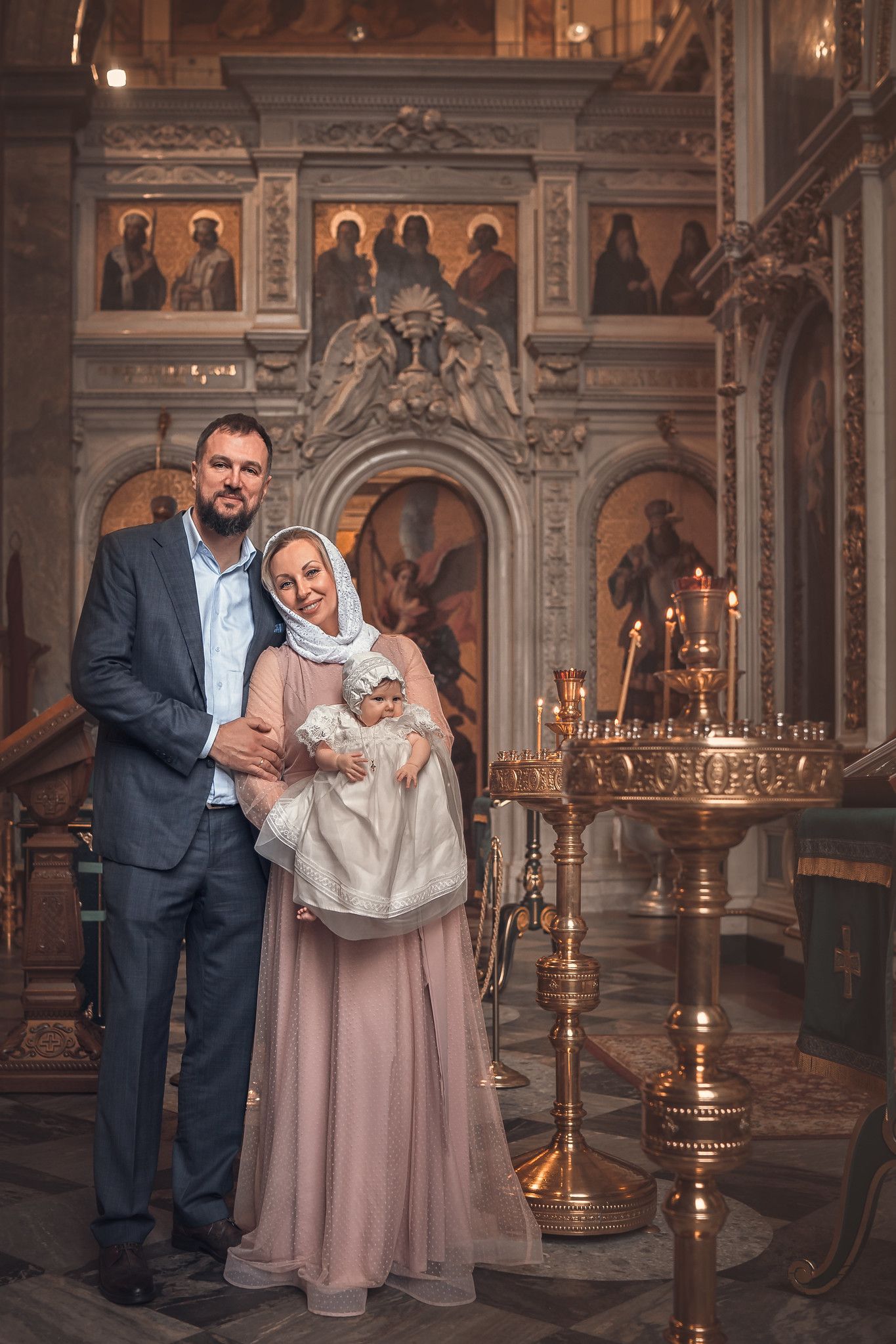 Таинство крещения в Исаакиевском соборе