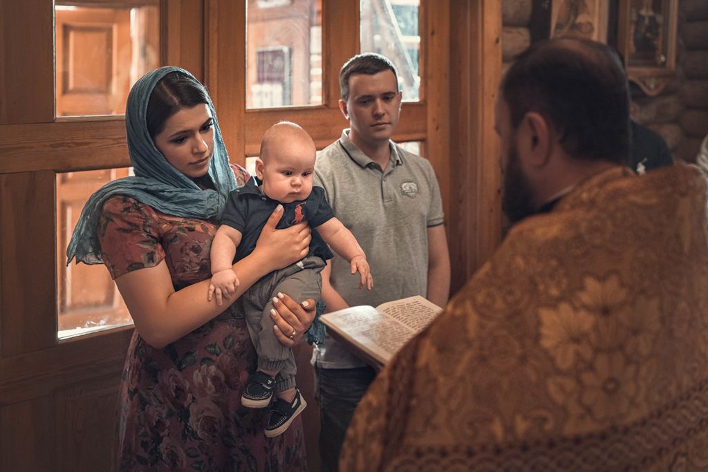 Крещение в храме Иоанна воина