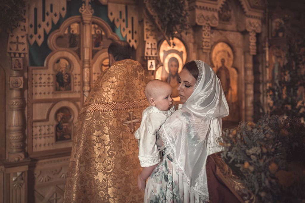 Съёмка таинства крещения