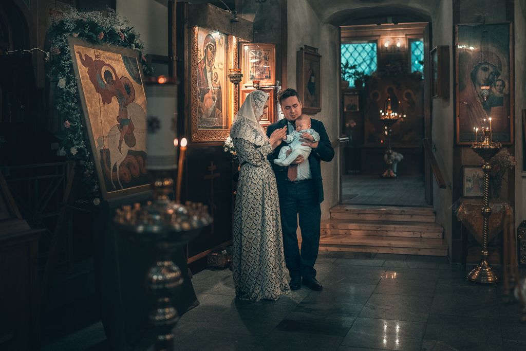 Крещение в Спасо-Преображенском храме на Болвановке