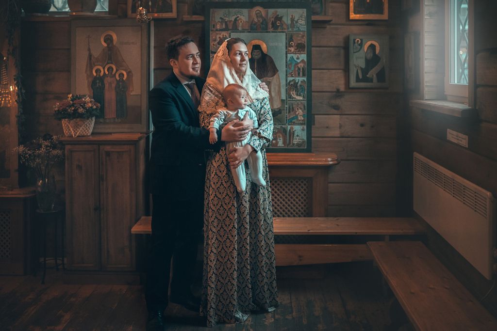 Крещение в Спасо-Преображенском храме на Болвановке