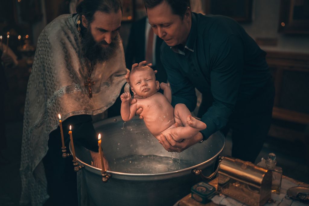 Крещение в Спасо-Преображенском храме на Болвановке