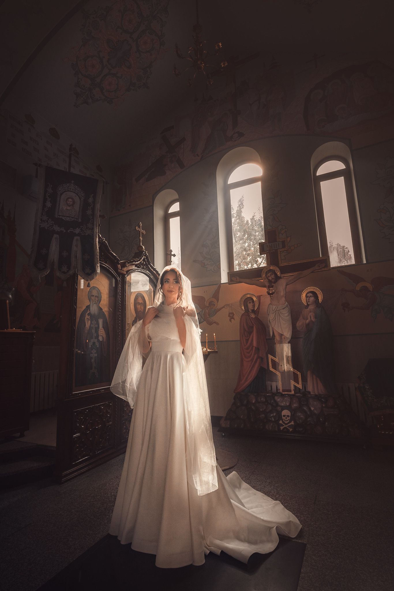 Венчание в храме Ксении Петербургской в Абрау-Дюрсо