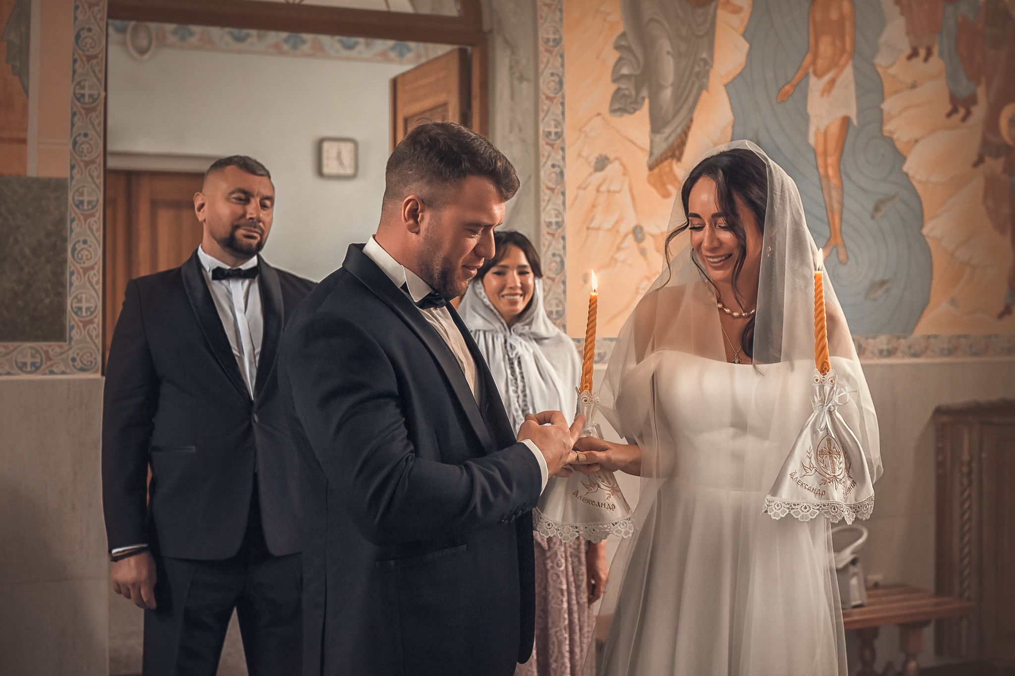 Венчание в храме Ксении Петербургской в Абрау-Дюрсо