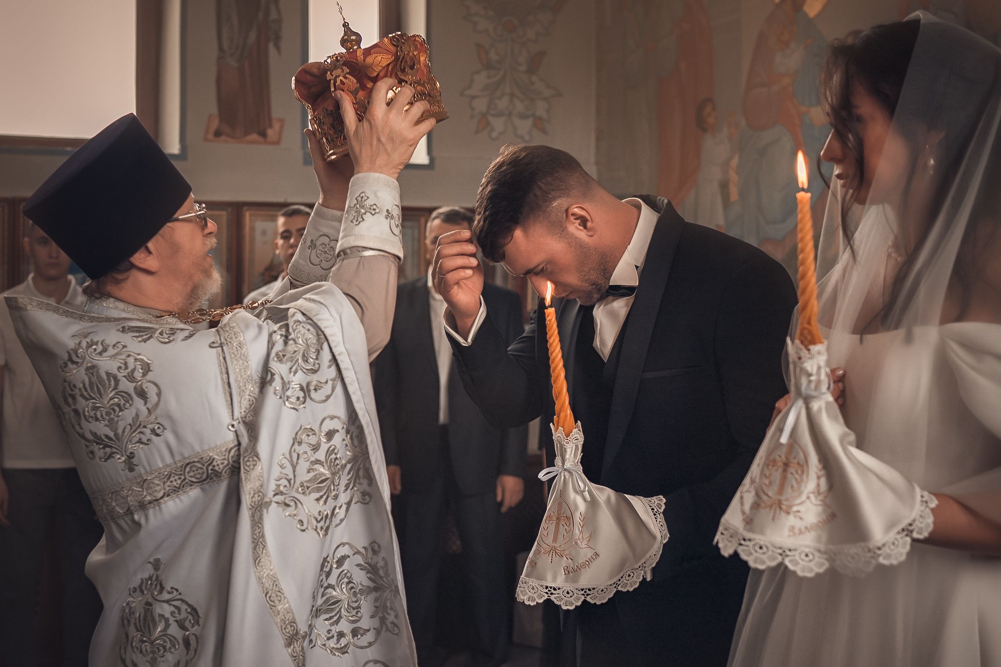 Венчание в храме Ксении Петербургской в Абрау-Дюрсо