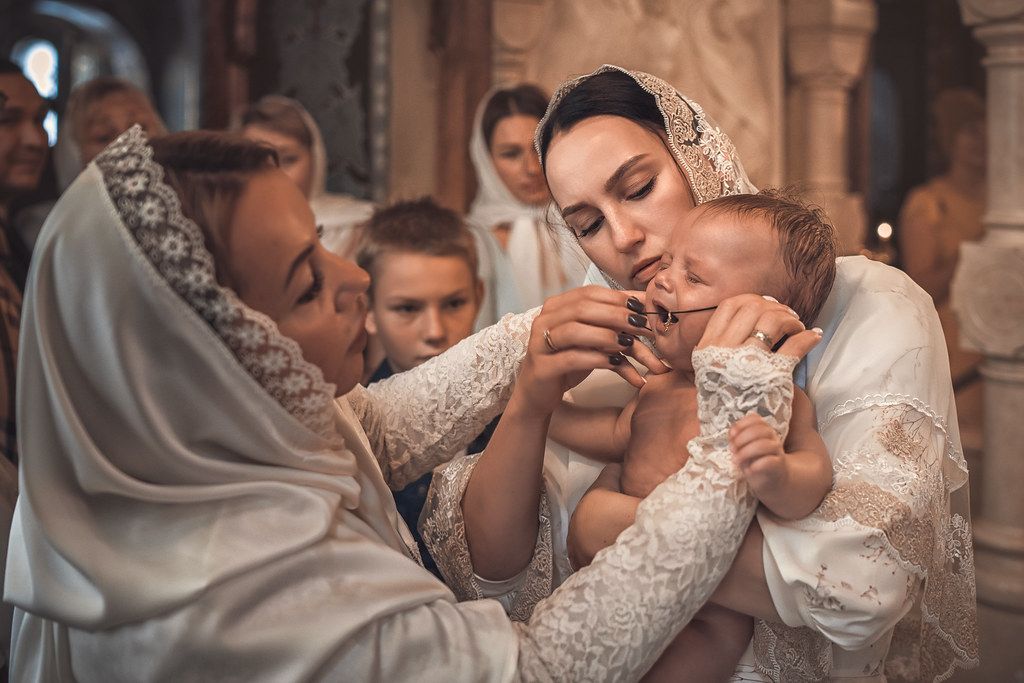 Таинство крещения в Питере