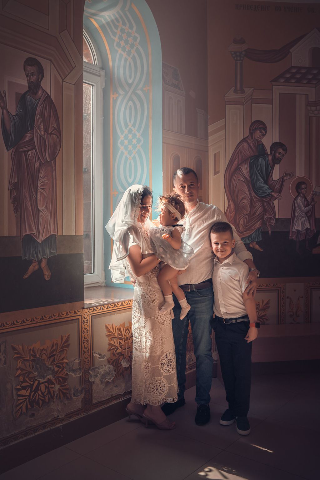 Крещение в храме Великомученицы Екатерины