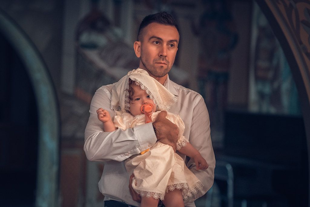 Крещение в храме Великомученицы Екатерины