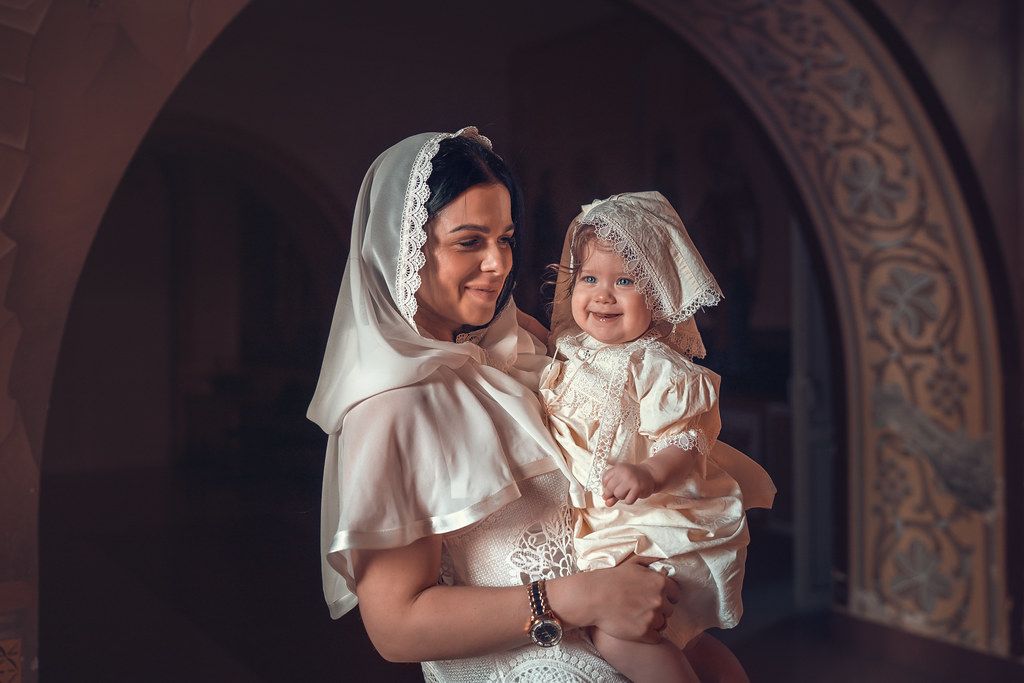 Крещение в храме Великомученицы Екатерины