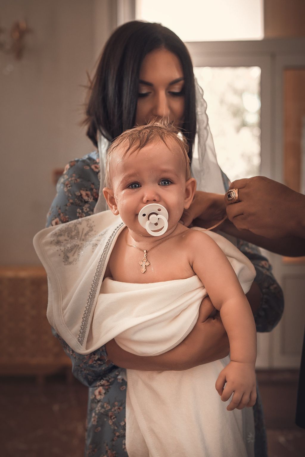 Крещение в Кропоткинском храме апостолов Петра и Павла