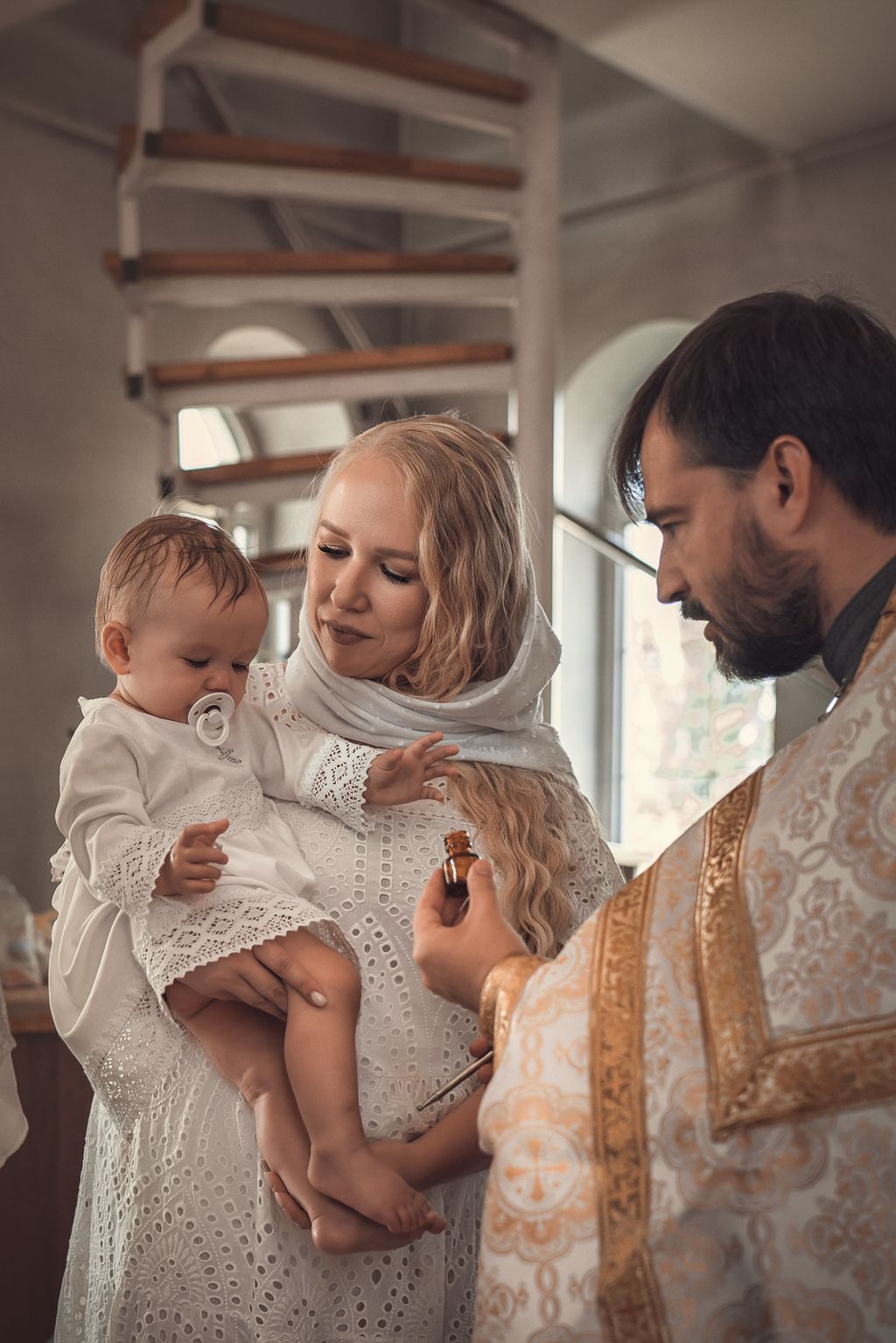 Крещение в Кропоткинском храме апостолов Петра и Павла