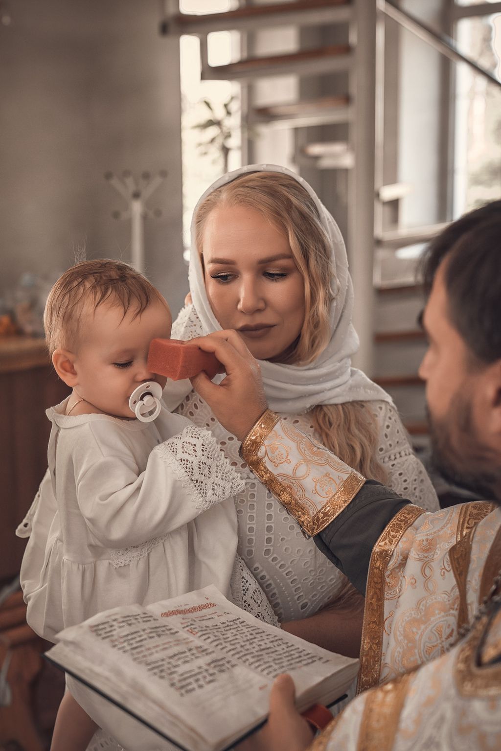 Крещение в Кропоткинском храме апостолов Петра и Павла