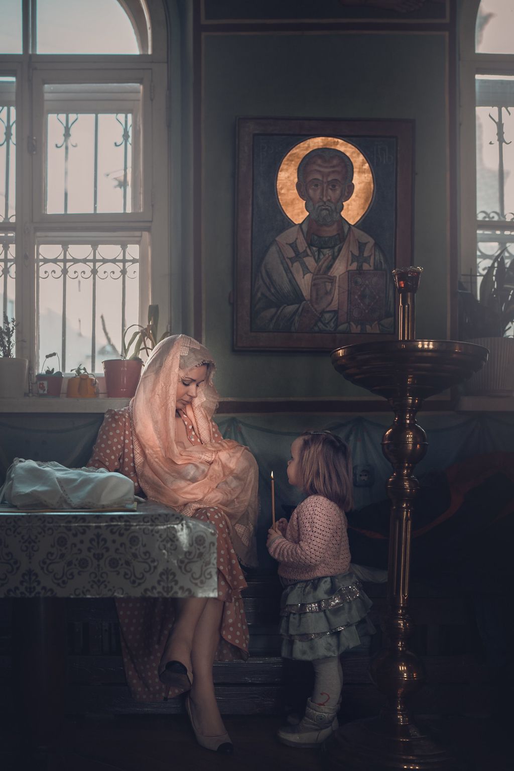 Таинство крещения в Питерском храме Шестоковской иконы Божией Матери