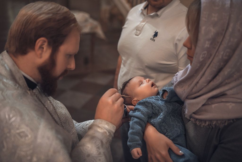 Крещение в Спасо-Преображенском соборе Санкт-Петербурга