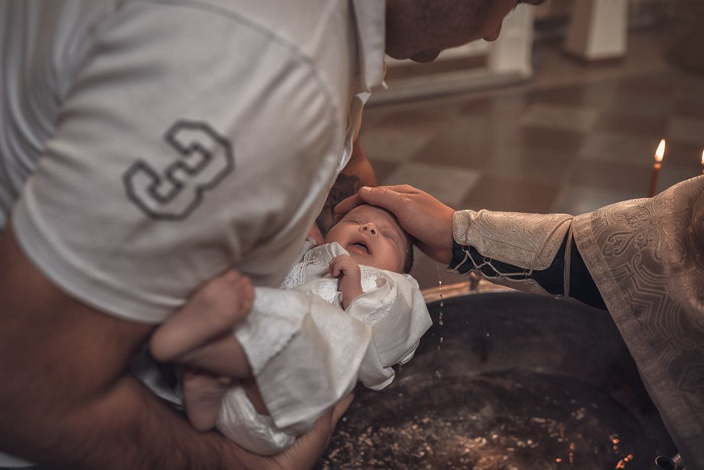 Крещение в Спасо-Преображенском соборе Санкт-Петербурга