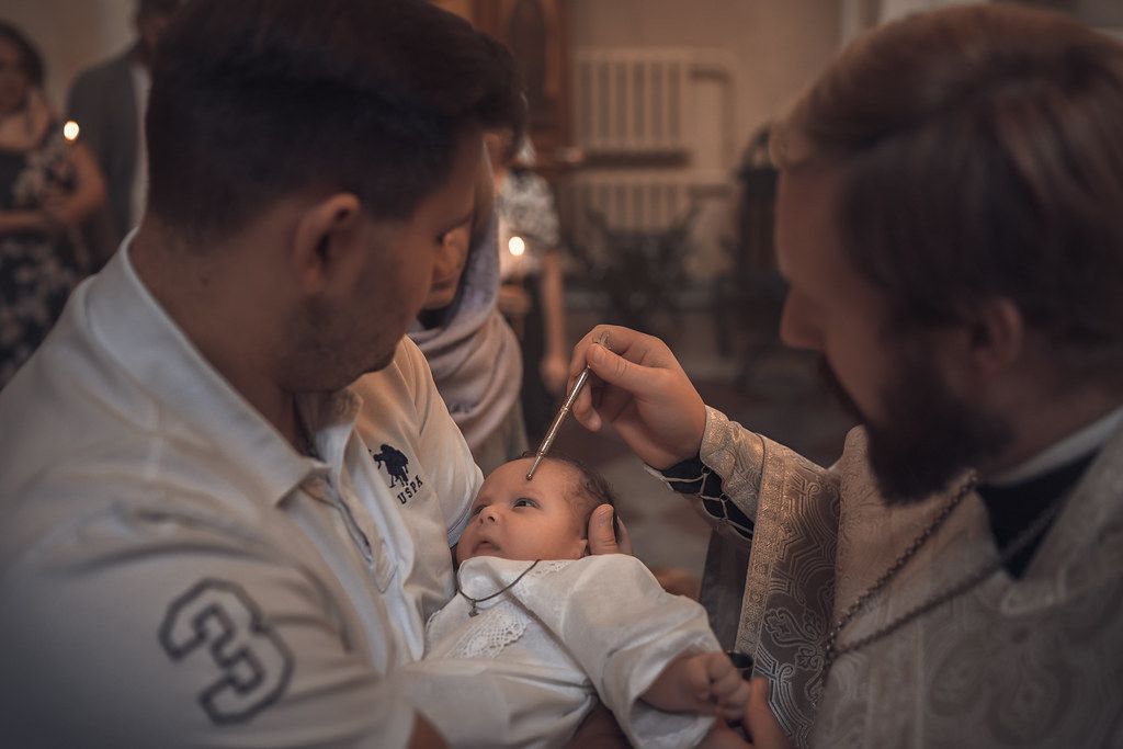 Крещение в Спасо-Преображенском соборе Санкт-Петербурга