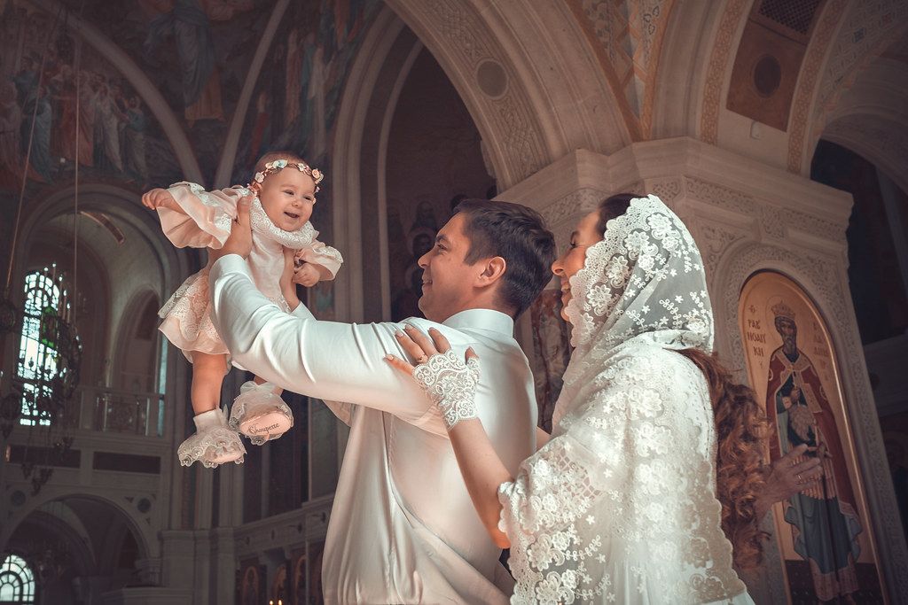 Крещение в Сретенском монастыре