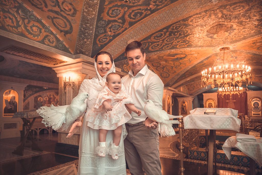 Крещение в Сретенском монастыре