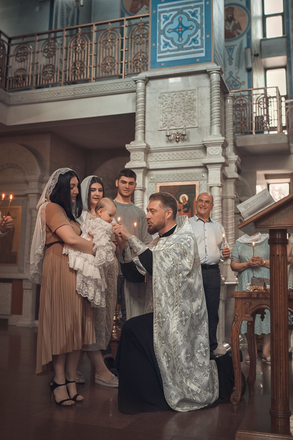 Таинство крещения в Троицком храме