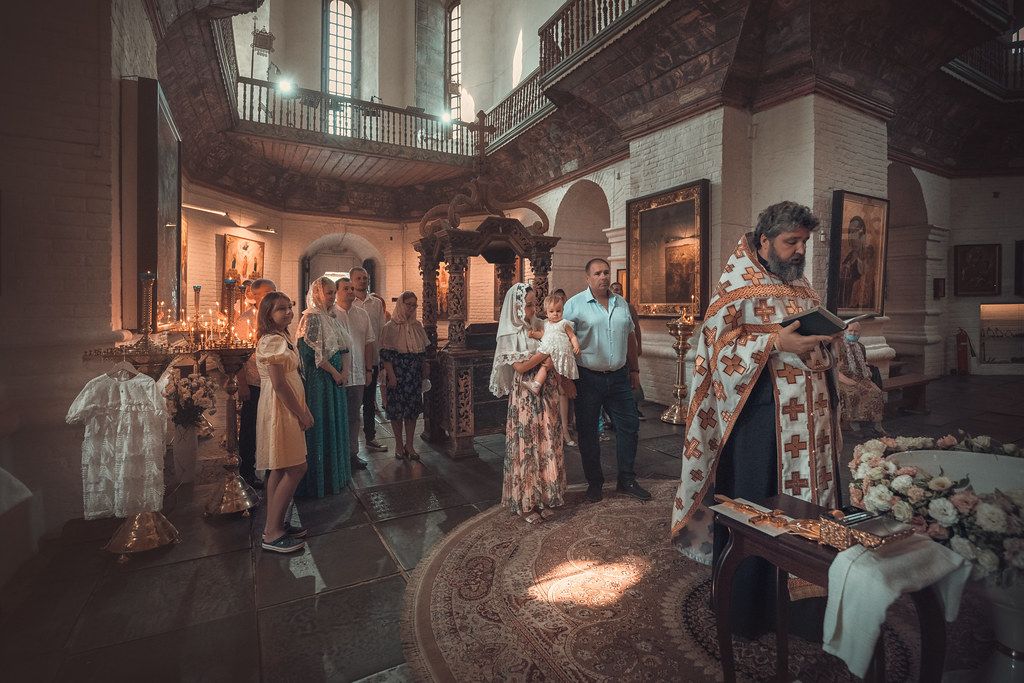 Таинство крещения в Старочеркасском соборе