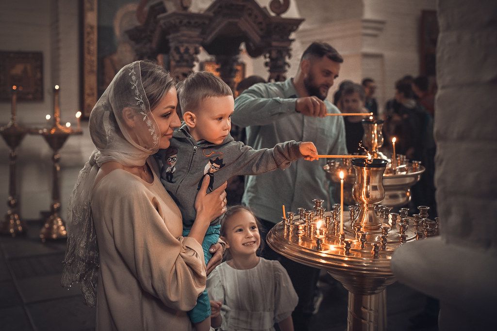 Таинство крещения в Старочеркасском соборе