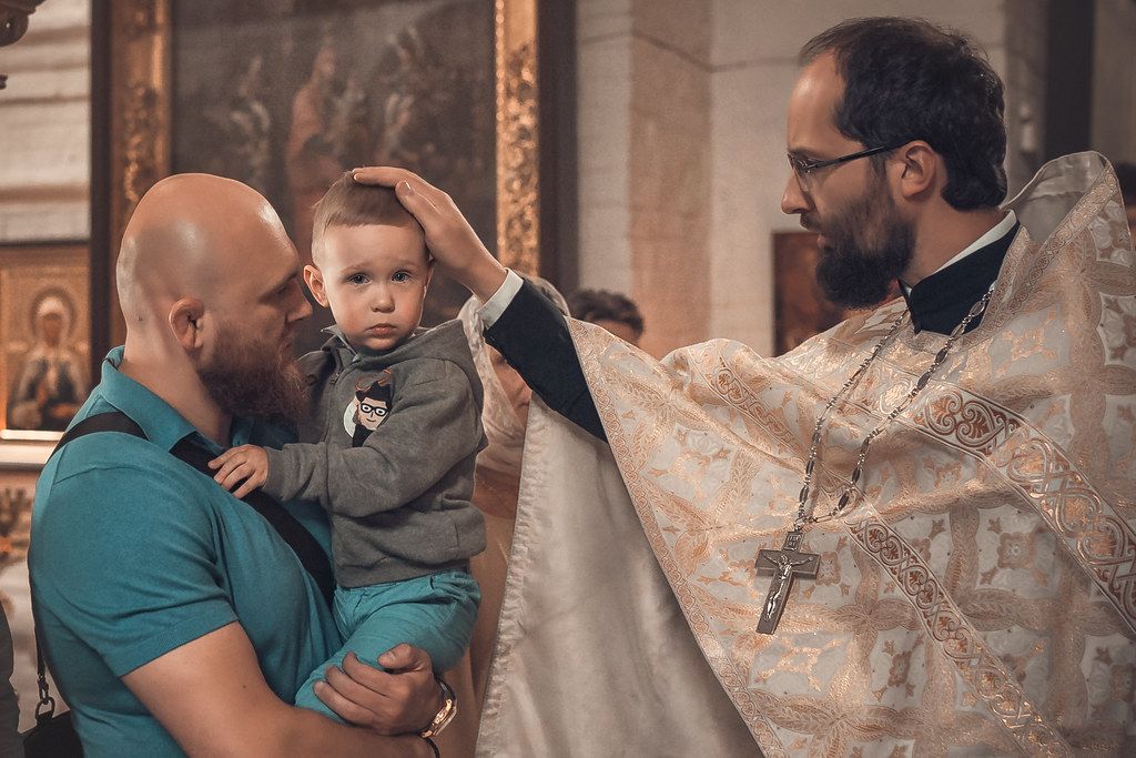 Таинство крещения в Старочеркасском соборе