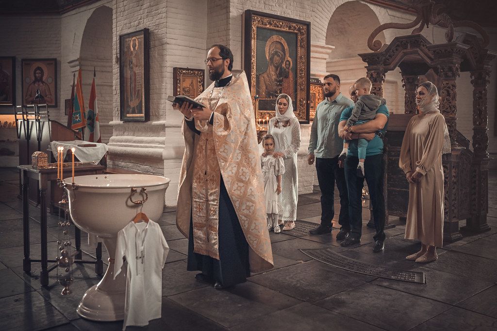 Таинство крещения в Старочеркасском соборе
